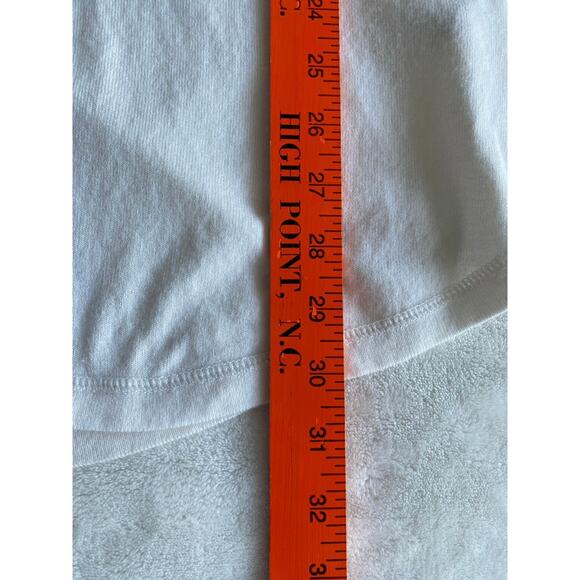 Soft Surroundings White Tunic Shirt Top Long‎ Sleeves Large Zipper Statement - Picture 14 of 14